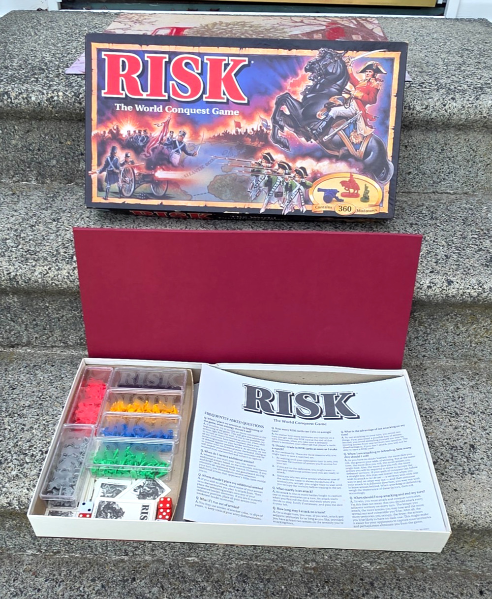 Risk The World Conquest Game Parker Brothers 1993 00044 Board Game Complete